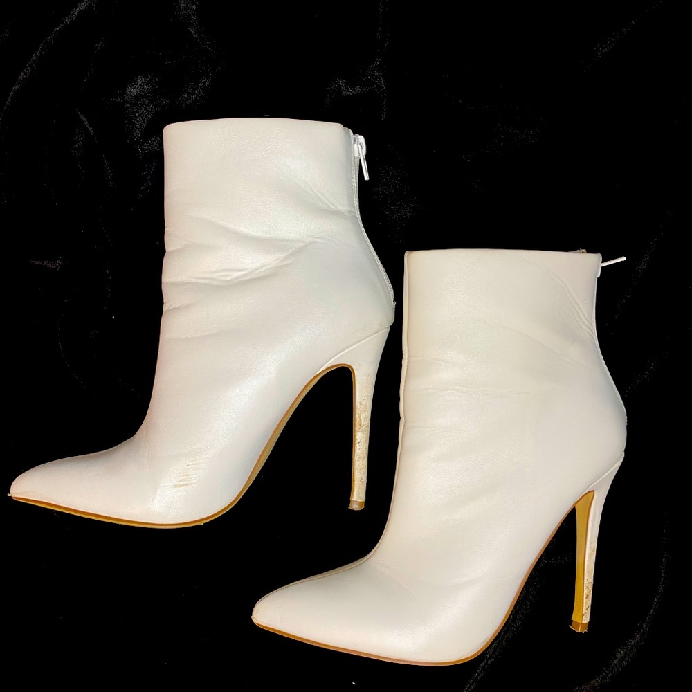 White booties